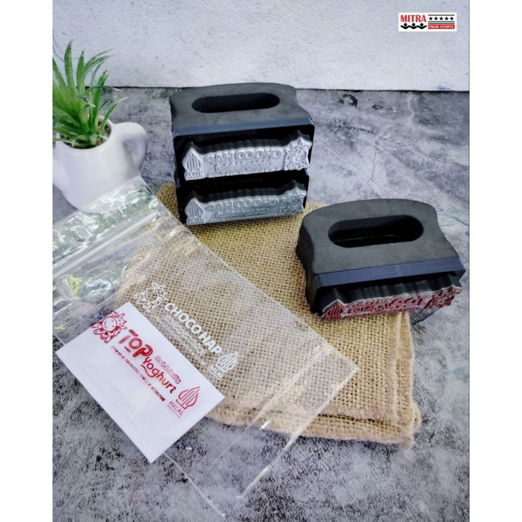 Jual Stempel Plastik Plastik Stempel Cap Logo Usaha