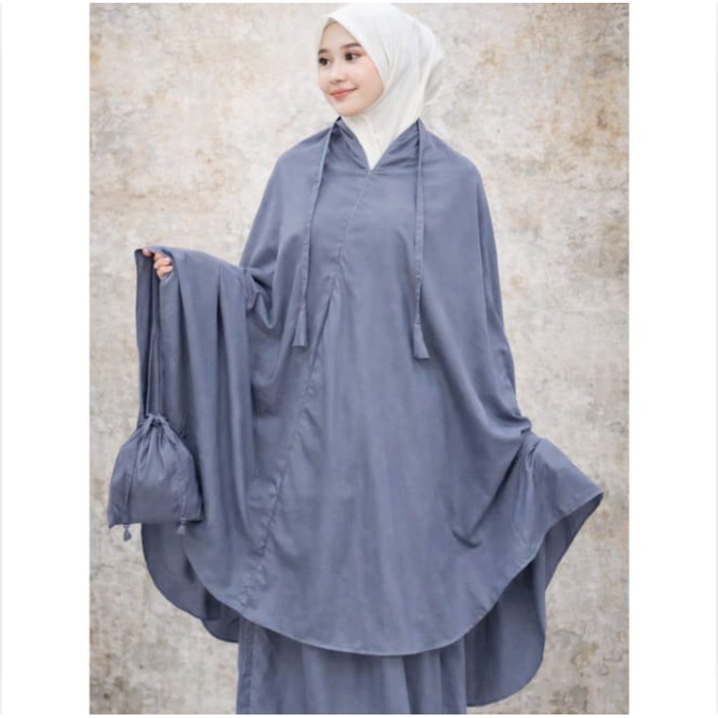 MUKENA DEWASA TRAVELING KAIN PARASUT PREMIUM KOREA