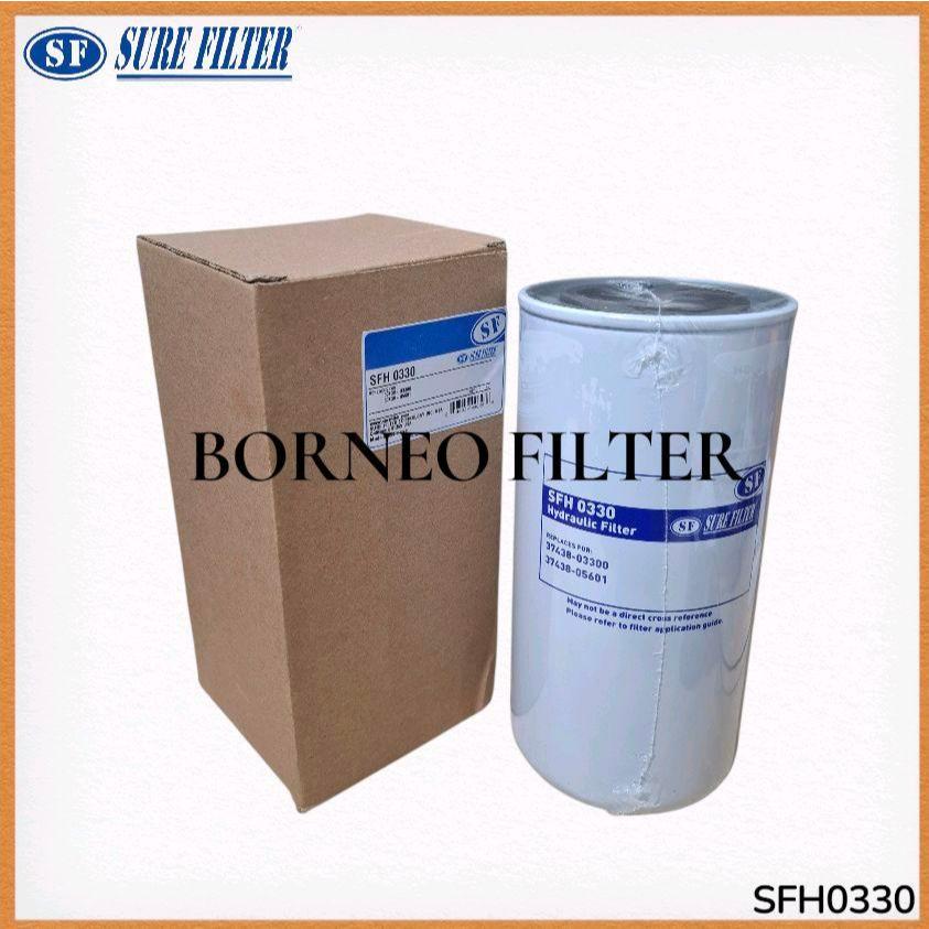 SFH0330 Sure Hydraulic Oil Filter J8613300 P502657 HC-5804 HC5804 37438-03300 37438-05601 3743803300