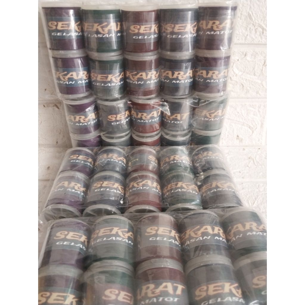 gelasan matot isi 10 pcs klos bening