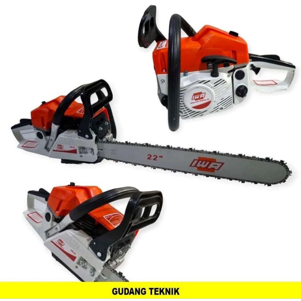 CHAINSAW MINI GASOLINE 22" BAR BAJA LASER