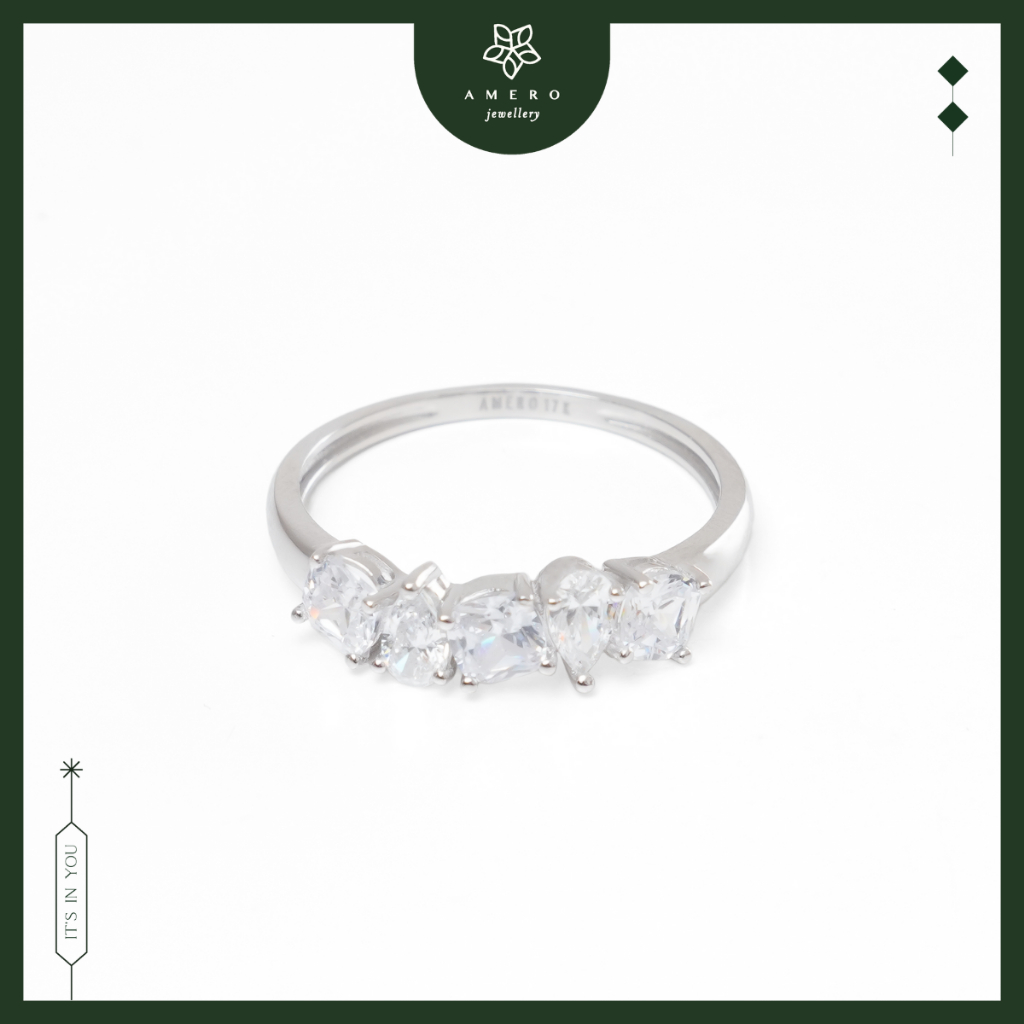 Cincin Emas 17K Diamora DR-19 Amero Jewellery