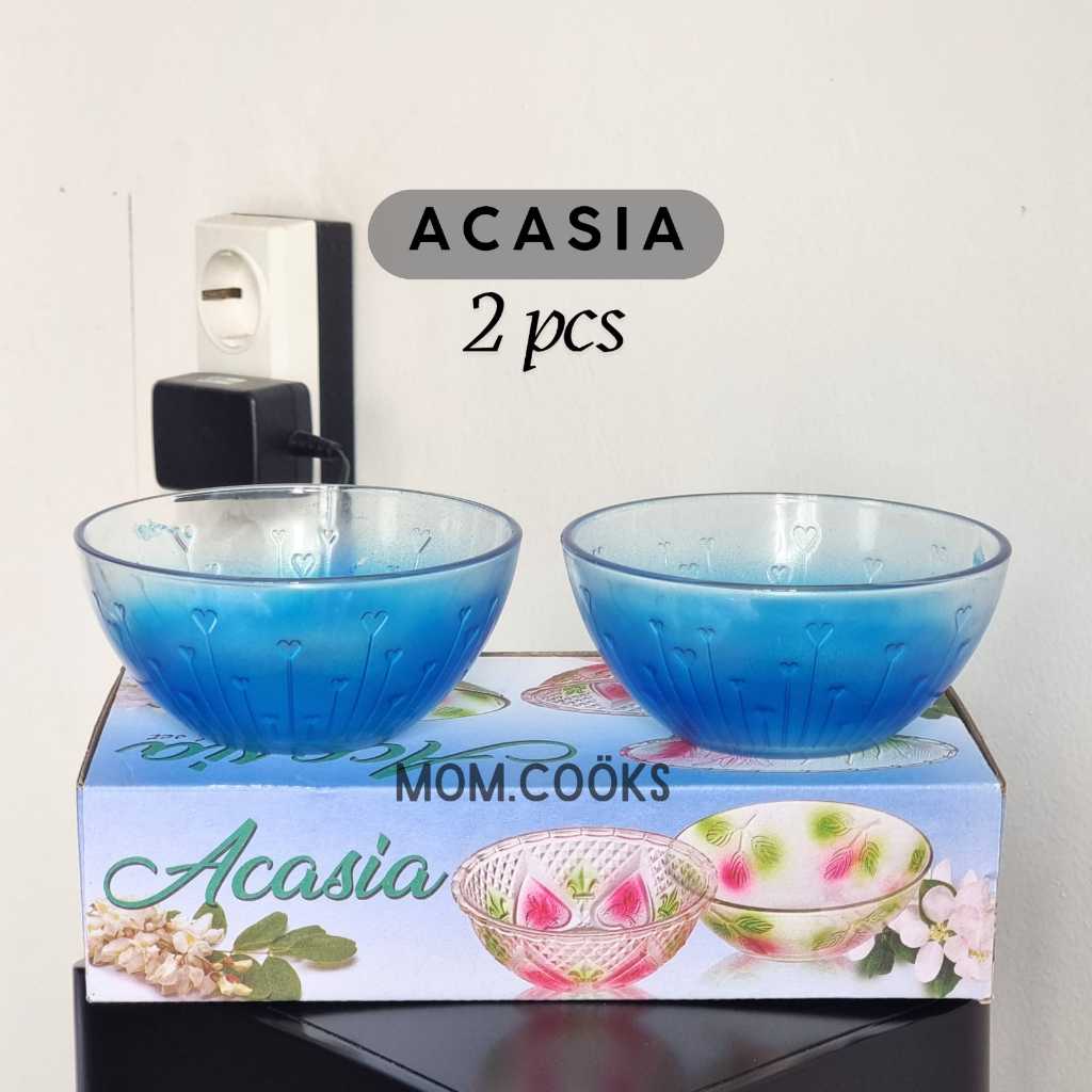 M389 [2 PCS] MANGKUK KACA MANGKOK KOBOKAN CUCI TANGAN MANGKUK SOUVENIR MANGKUK SAMBAL MANGKUK SNACK 