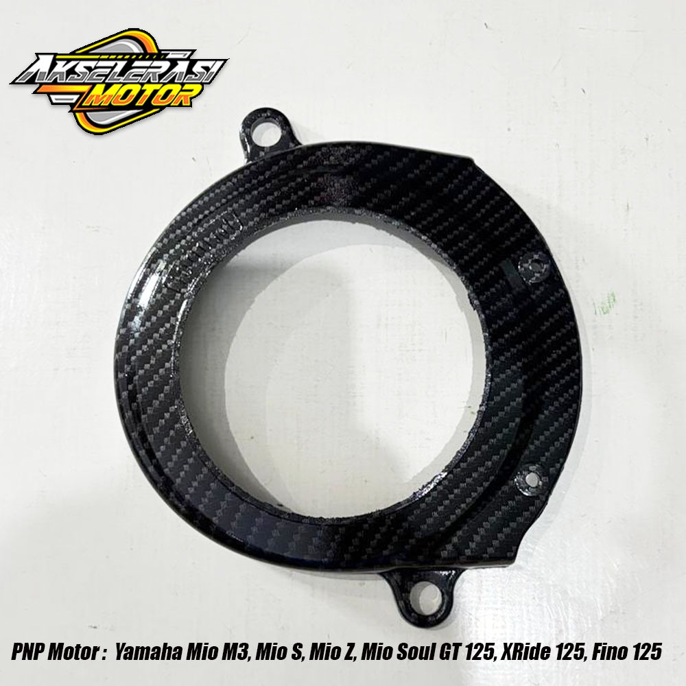 Tutup Kipas Spin 125 Carbon WTP Costum Coak Cover Kipas Spin 125 Original Akselerasi