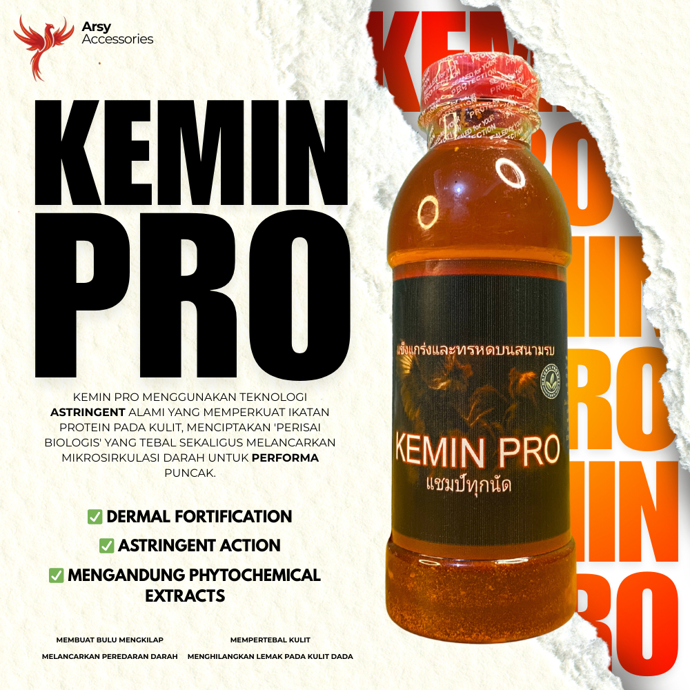 KEMIN PRO Original - Penebal Kulit Pengeras Kaki Obat Luka Ayam Aduan