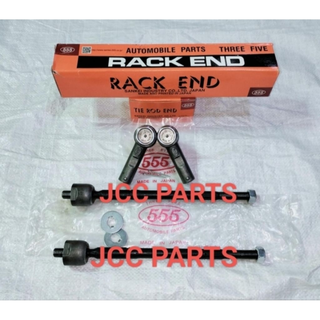 RACK END + TIE ROD END KIJANG 7K KAPSUL ORI 555 harga 4pcs