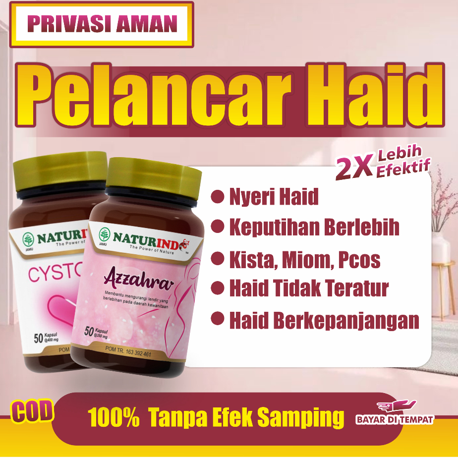 Obat Telat Dateng Bulan Pelancar Haid Telat 1 - 5 Bulan Terlambat Datang Bulan Paling Ampuh Azzahra