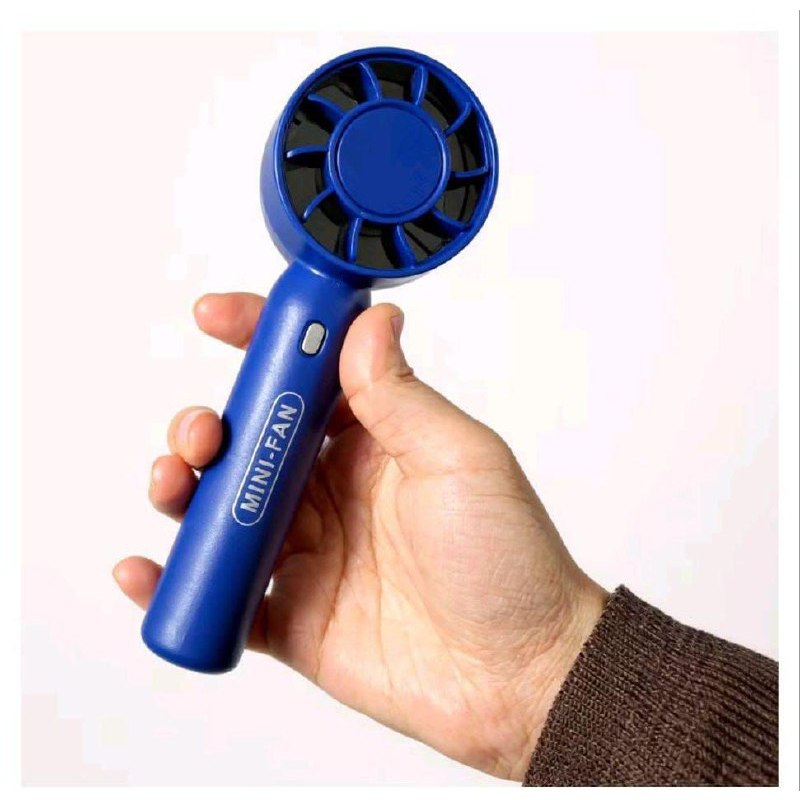 Kipas genggam  / kipas kecil karakter genggam  kencang mini fan recharger portabel dan tahan lama be