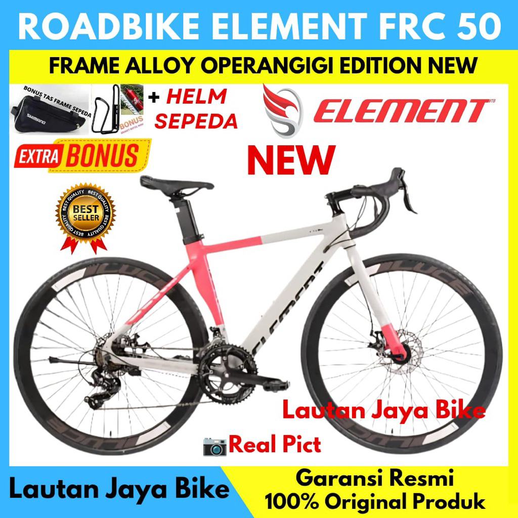 Sepeda Roadbike 700c Element FRC 50 Frame Alloy Sepeda Balap Terbaru