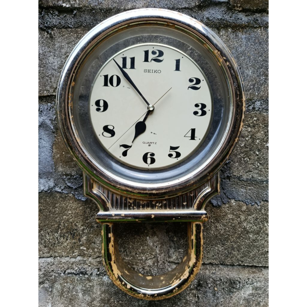 Jam dinding SEIKO JAPAN Original Vintage Mesin Ori SEIKOSHA JAPAN