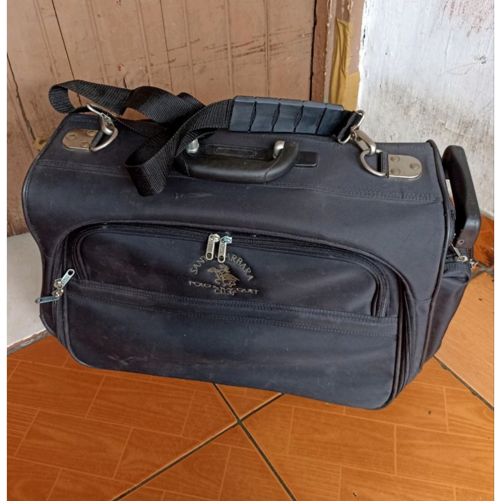 Tas Koper Travel Roda 2 Santa Barbara Polo & Racquet  INSTSNT