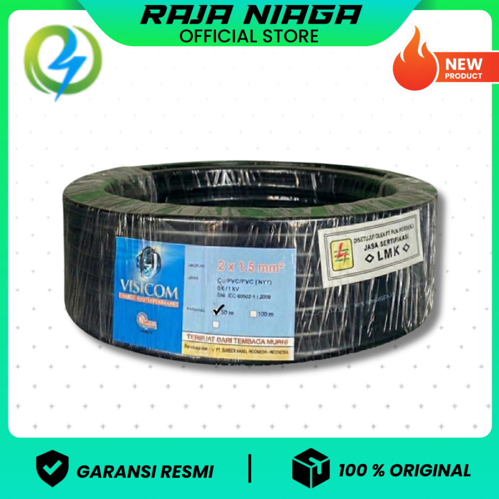 KABEL NYY 2X1.5 VISICOM 50 METER