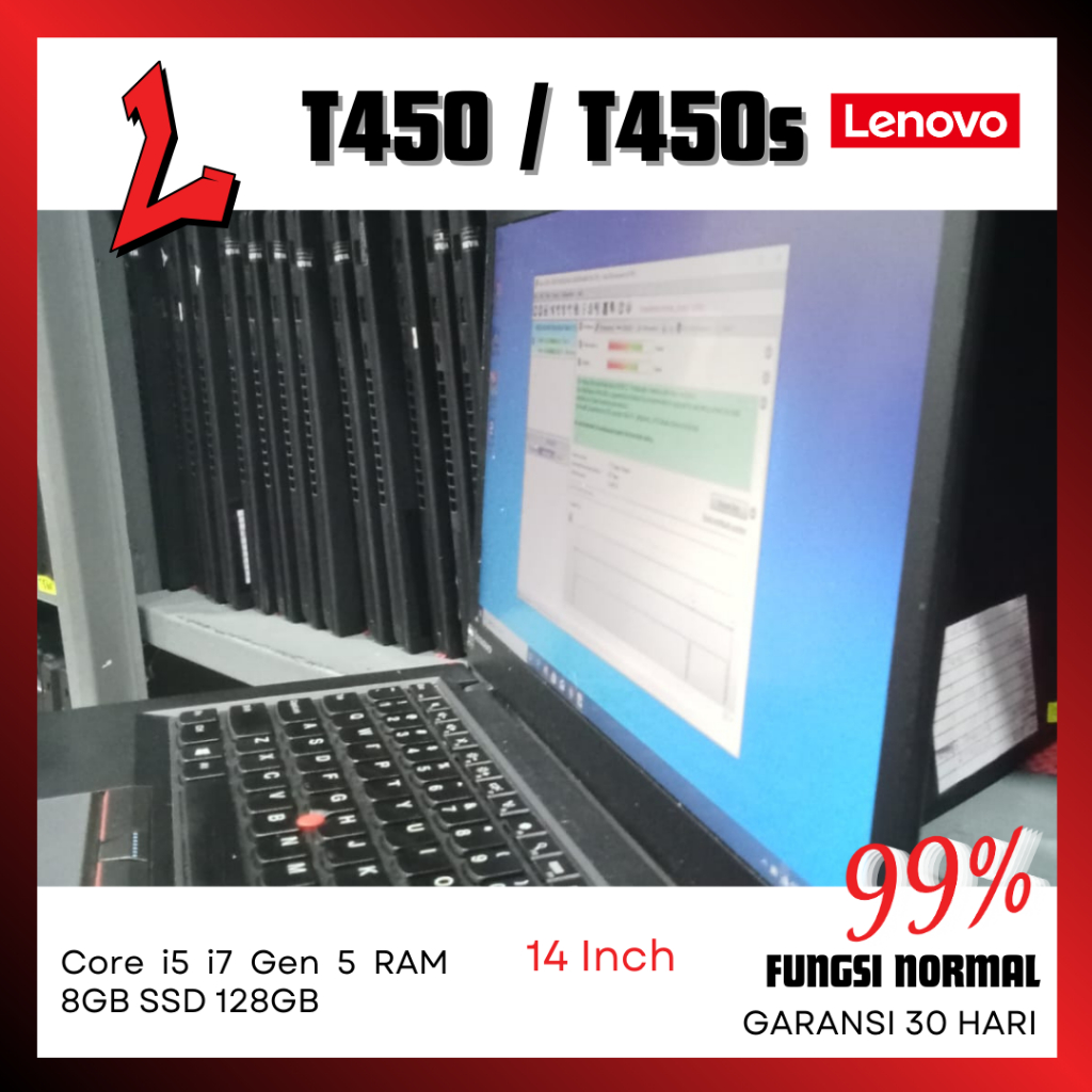 Laptop Lenovo ThinkPad T410 / T430 / T440 / T440s / T450 / T450s Touchscreen Second / Seken | Core i