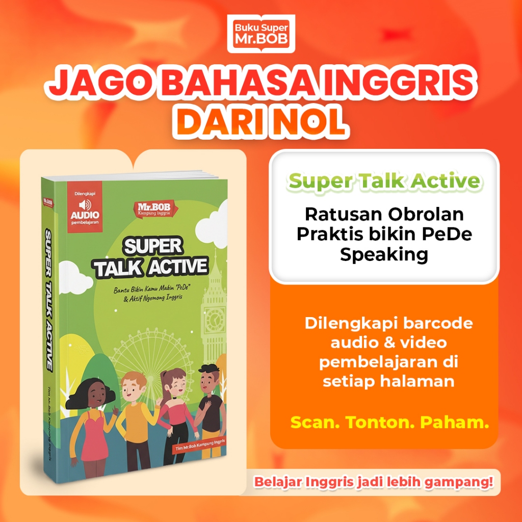 BUKU TALK ACTIVE MR.BOB