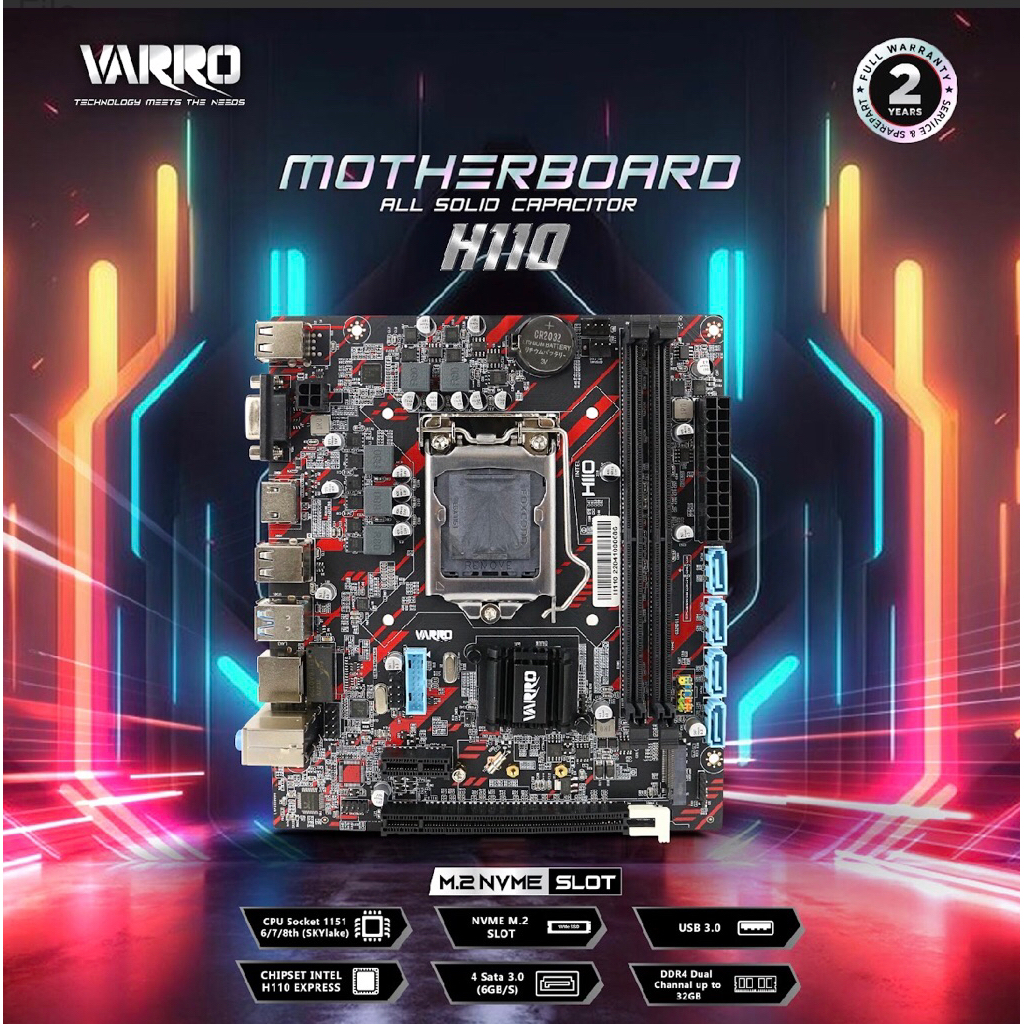 Motherboard Varro H110 DDR4 Socket 1151