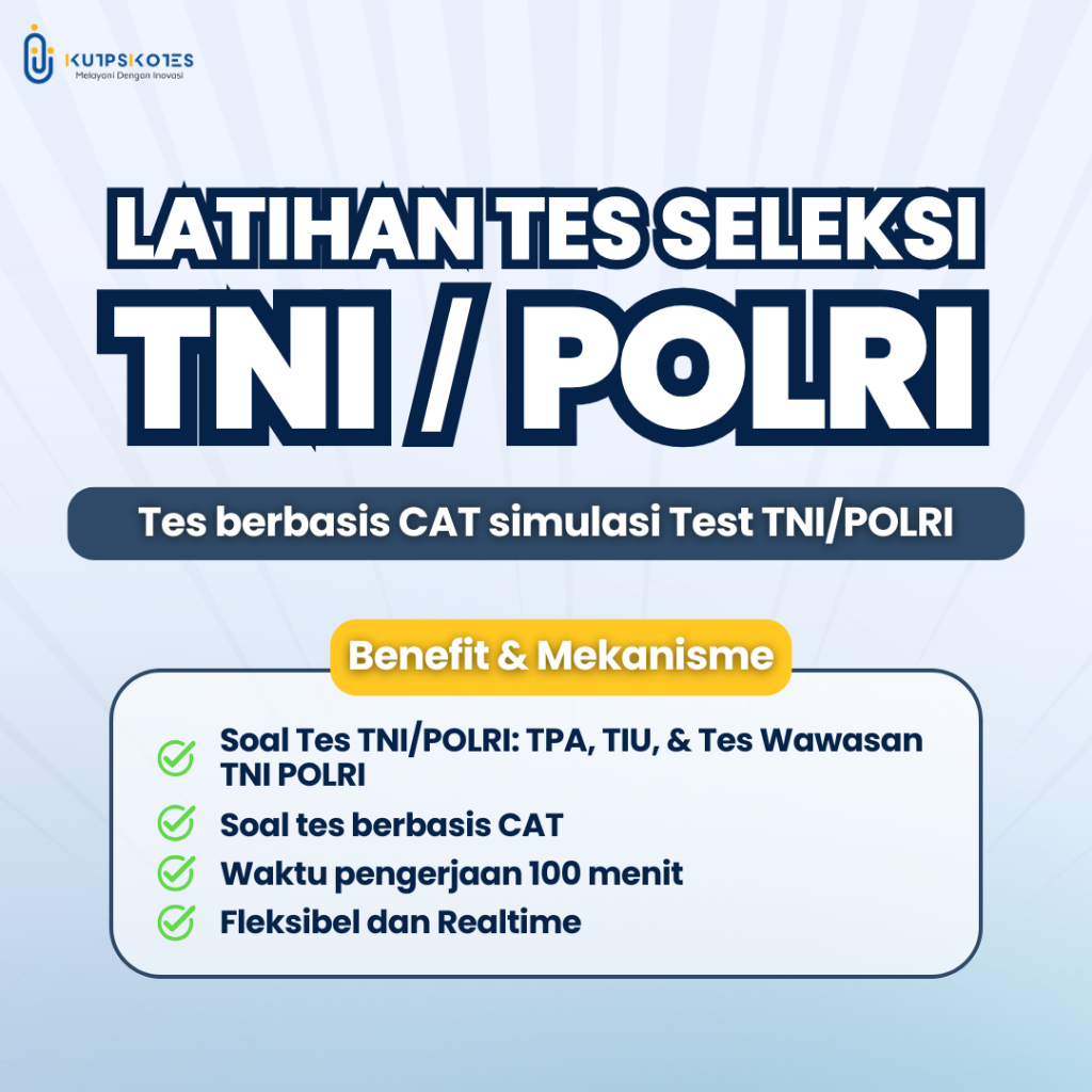 PSIKOTES SELEKSI TNI/POLRI
