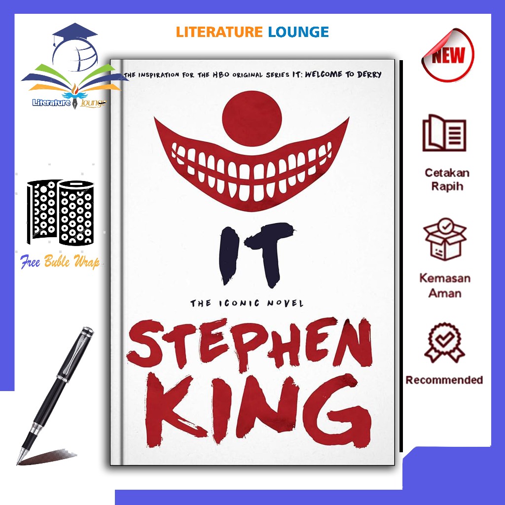 IT : A Novel (Horor Mystery) by Stephen King - English