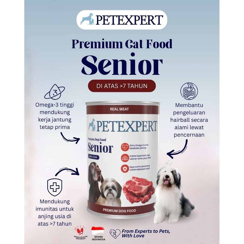 PETEXPERT PREMIUM DOG FOOD SENIOR (400gr)