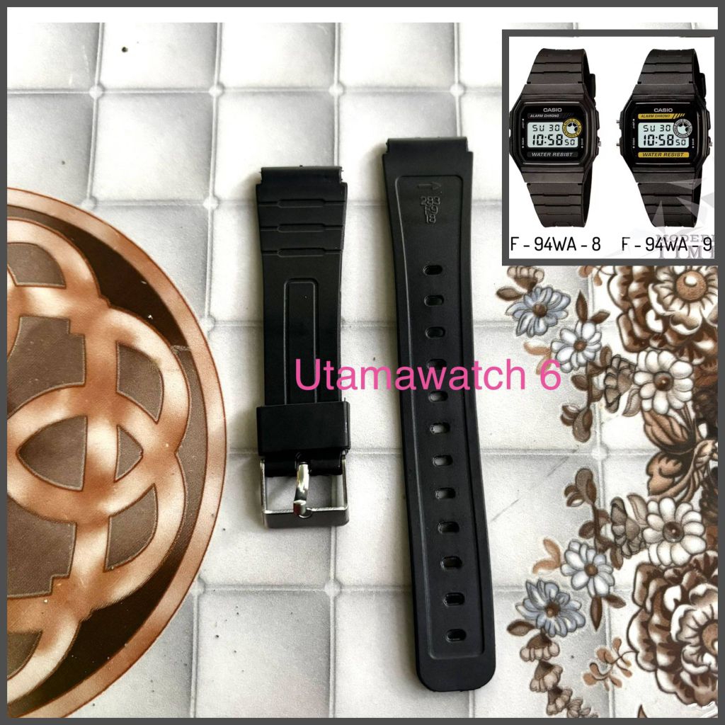Tali jam tangan Casio f-94w casio f94w strap Casio f-94w