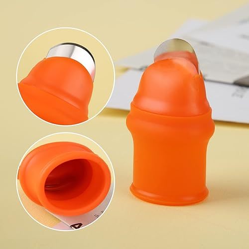 TANAMAN SUPER - SARUNG JARI SILIKON PISAU STAINLESS SILICONE FINGER PROTECTORS