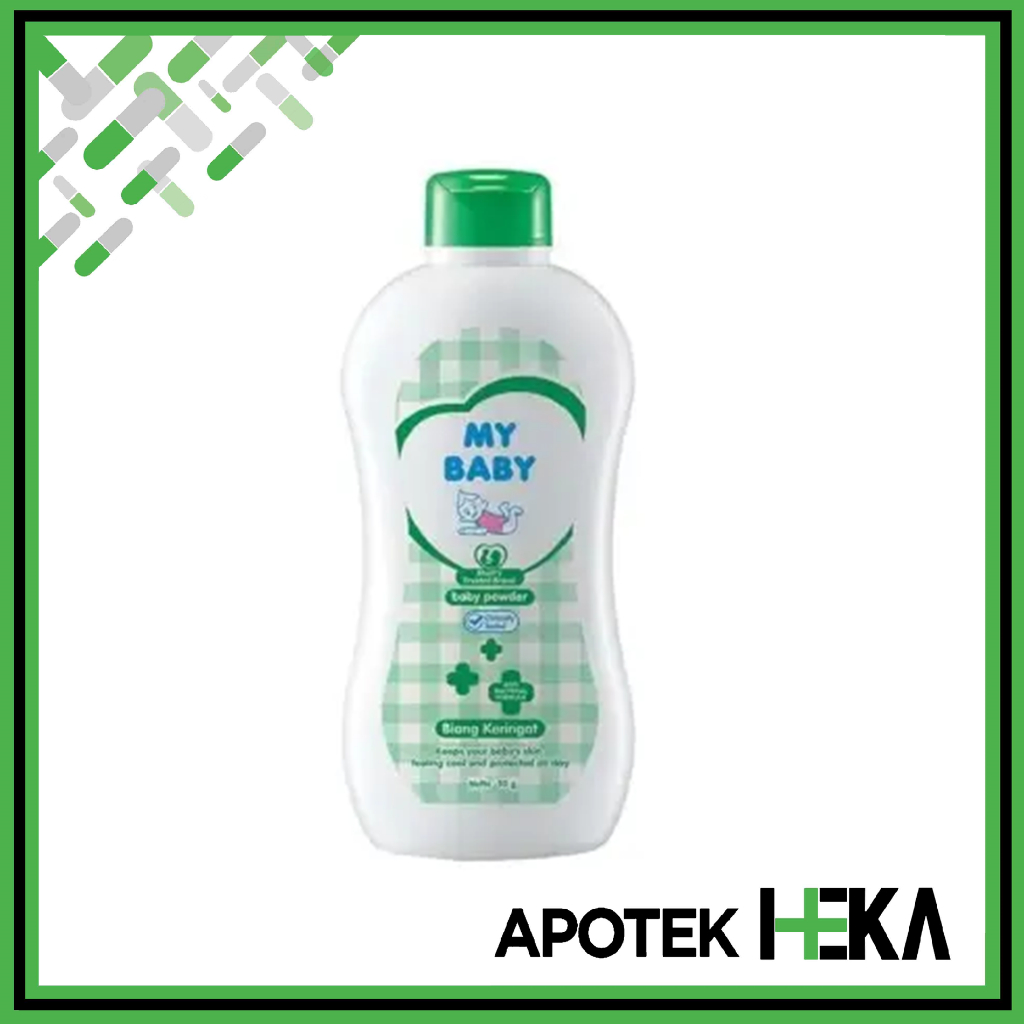 My Baby Powder Biang Keringat - Bedak Bayi Bedak Anak Talek Hijau (SEMARANG)