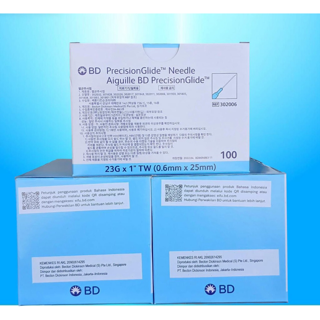 Jarum BD 23G / Needle BD 23G Box