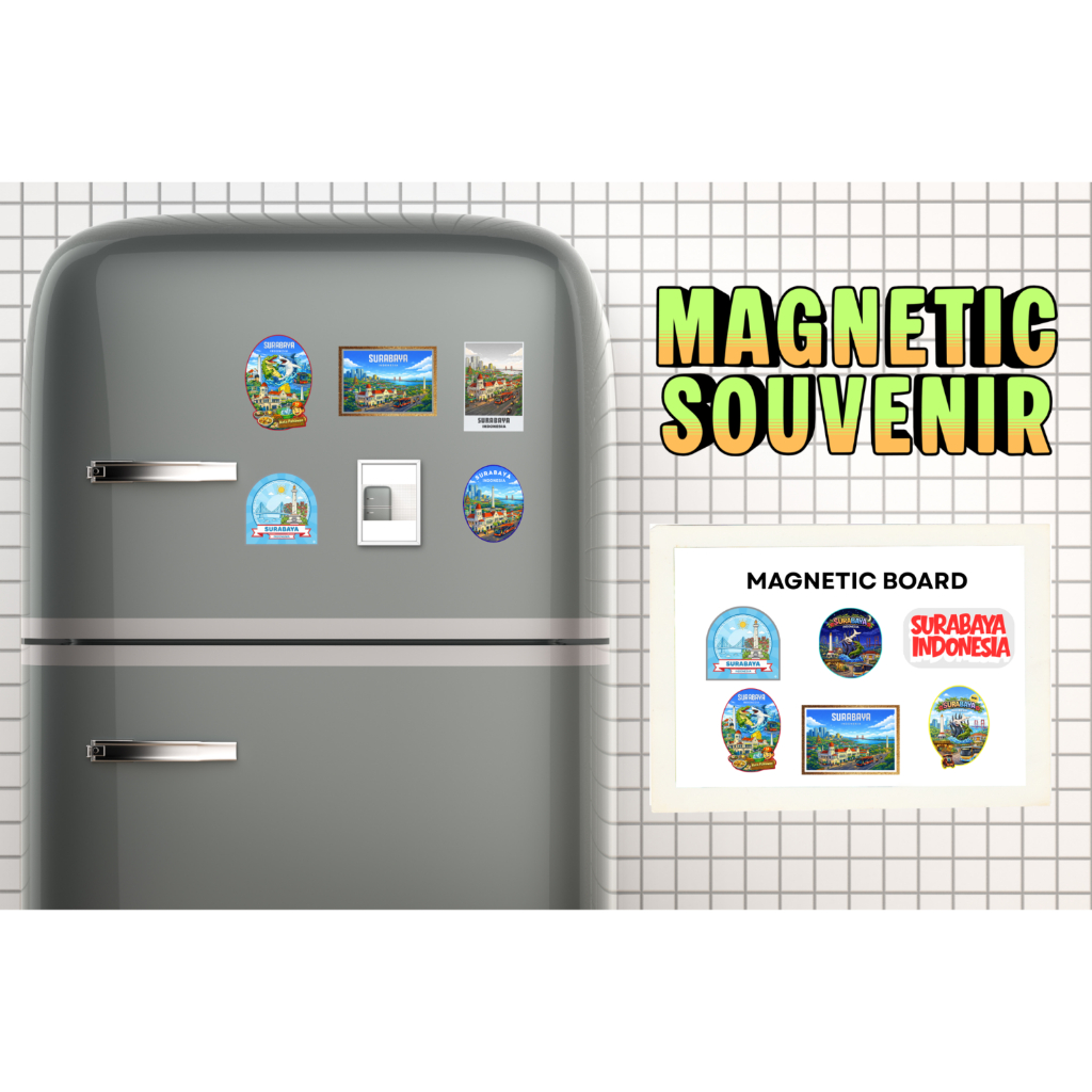 Souvenir Magnet | Souvenir Ikon Surabaya | Oleh Oleh Surabaya