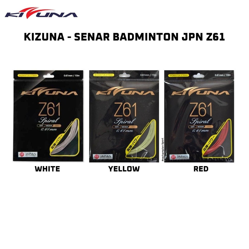 KIZUNA Z61 String / Senar Badminton Kizuna - Z61 / Z 61 - Jepang
