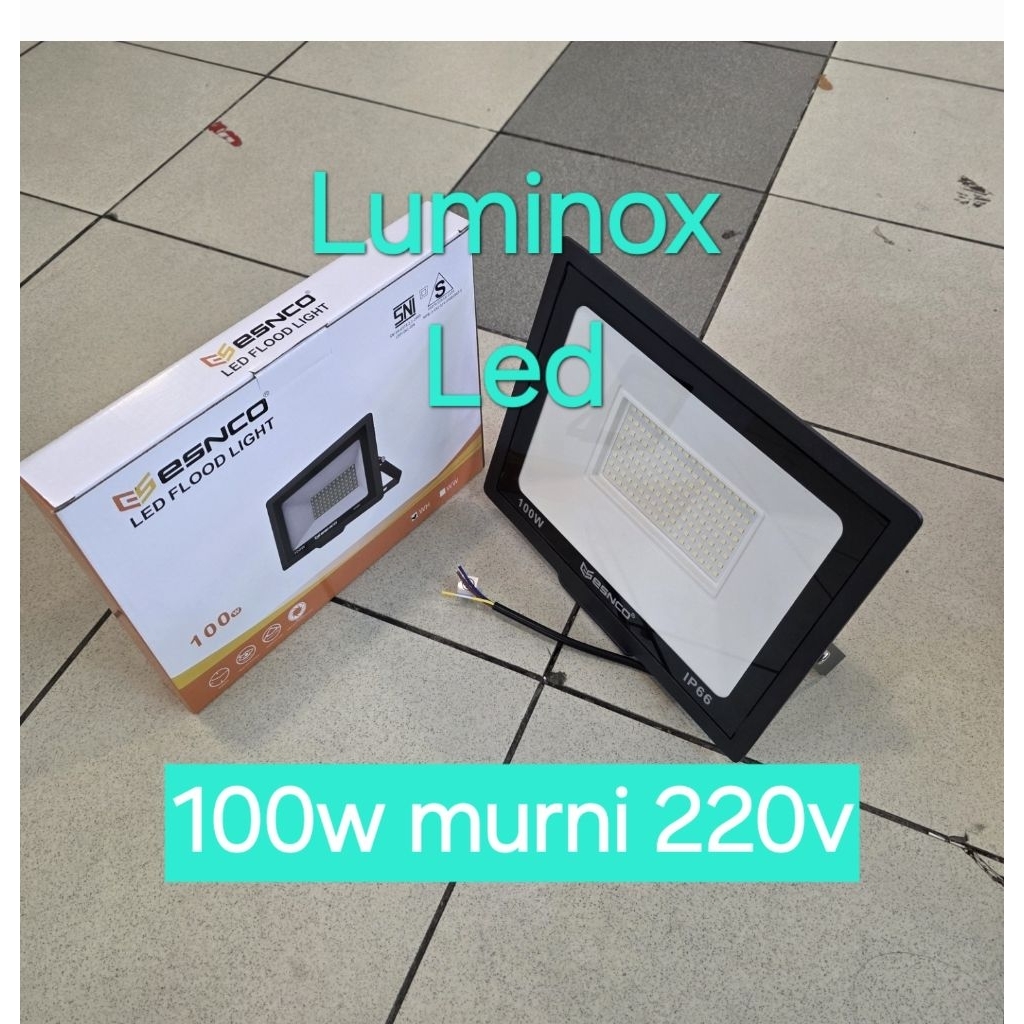 lampu tembak led smd 100watt 100w / sorot floodlight led 100w 100watt 220volt