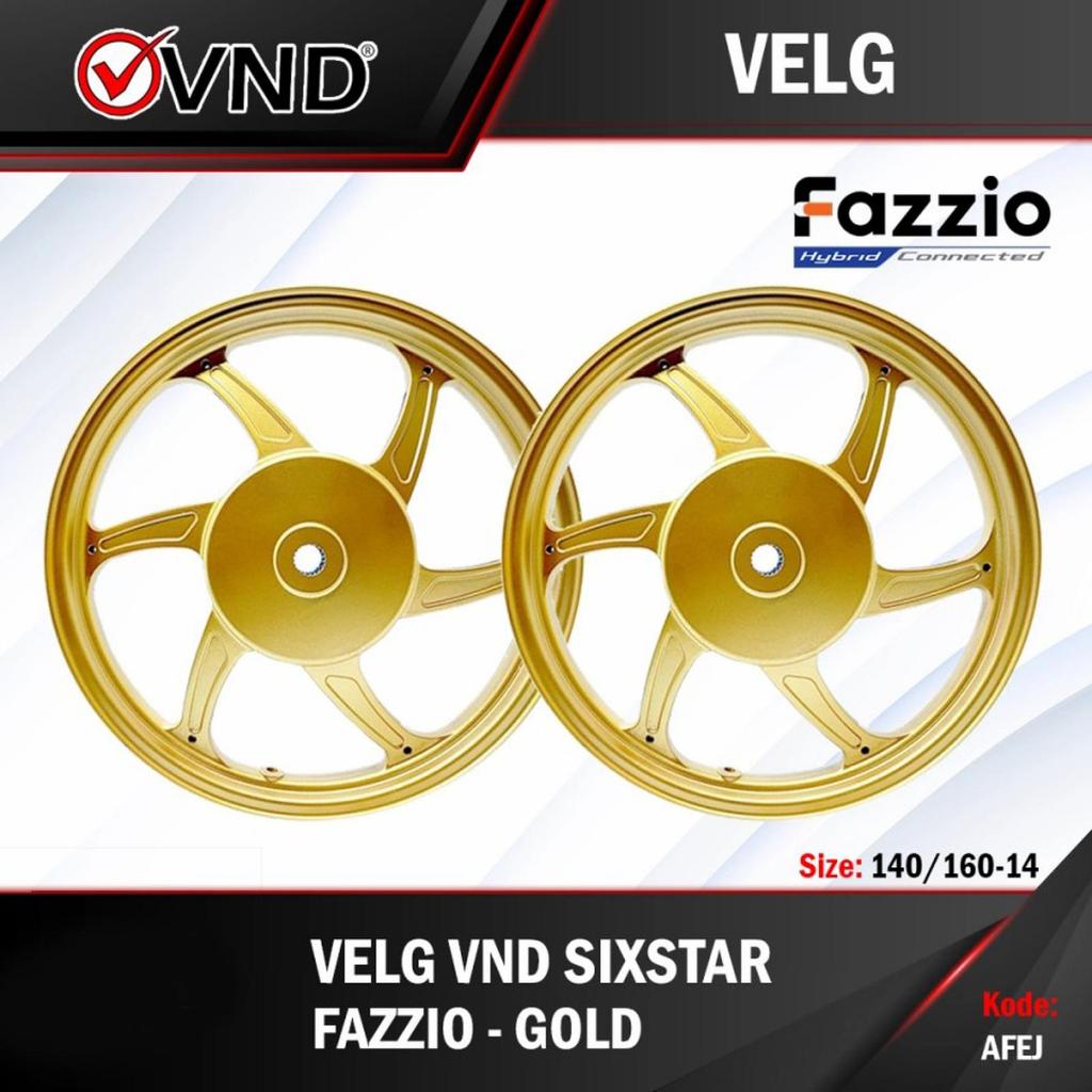 VELG VND YAMAHA FAZZIO SIXSTAR SIX STAR 140/160-14