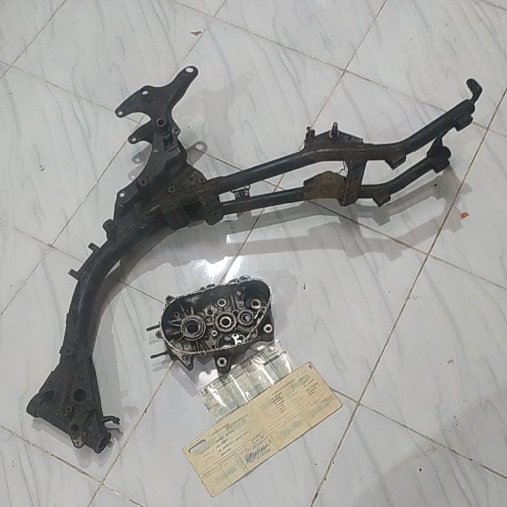 rangka Alfa Yamaha Alfa LENGKAP PLAT DK sesuai dengan gambar