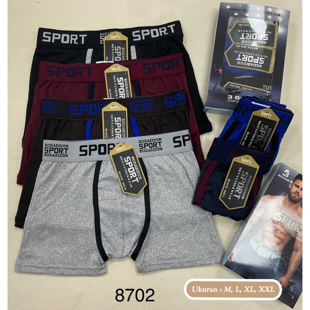 isi 3 pcs Celana Dalam BODASIDUN 8702 6824 VERSINO 927 Premium | Lembut & Nyaman | Size M–XXL