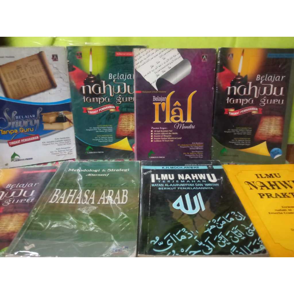 Obral buku Nahwu Shorof serba 15rb. Belajar bahasa Arab. Bisa pilih. Original preloved  Rp 15.000
