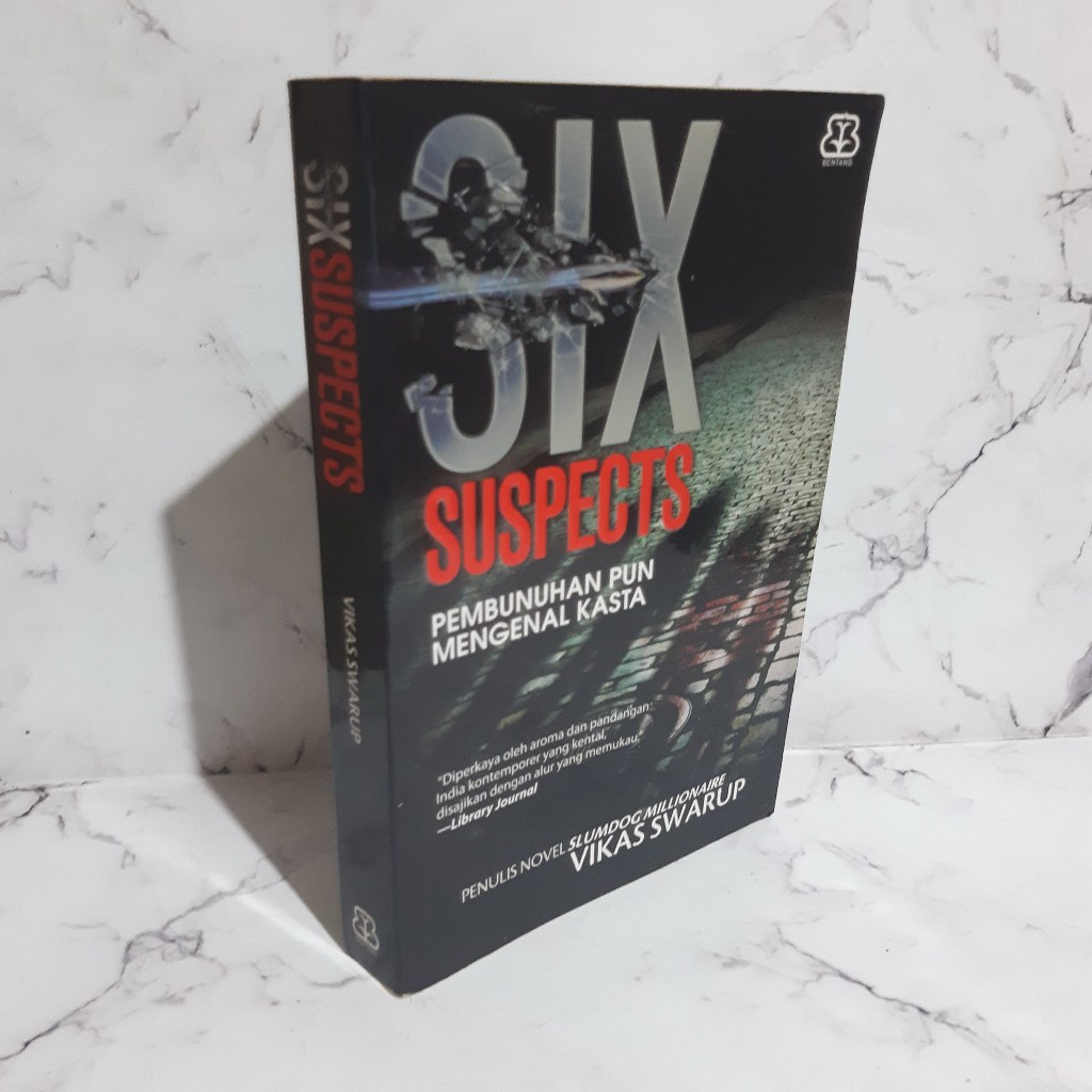 Novel Detektif Six Suspects (Preloved Ori) Vikas Swarup Bentang 2010
