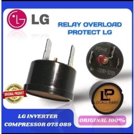 RELAY OVERLOAD KULKAS LG INVERTER ORIGINAL 100%