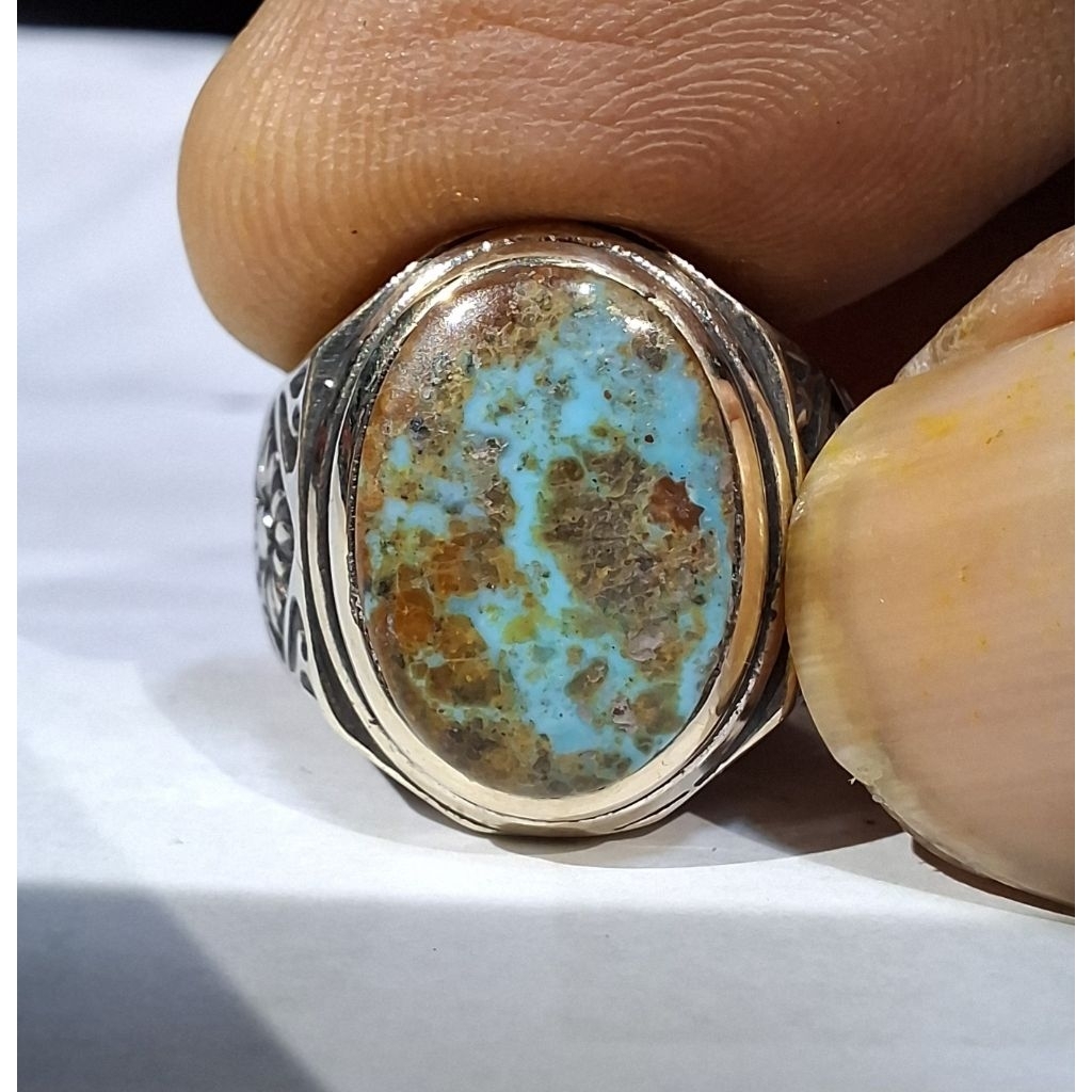 PIRUS PERSIA TOSCA BIRU LAUT EST DIM 14x10x6 RING 8