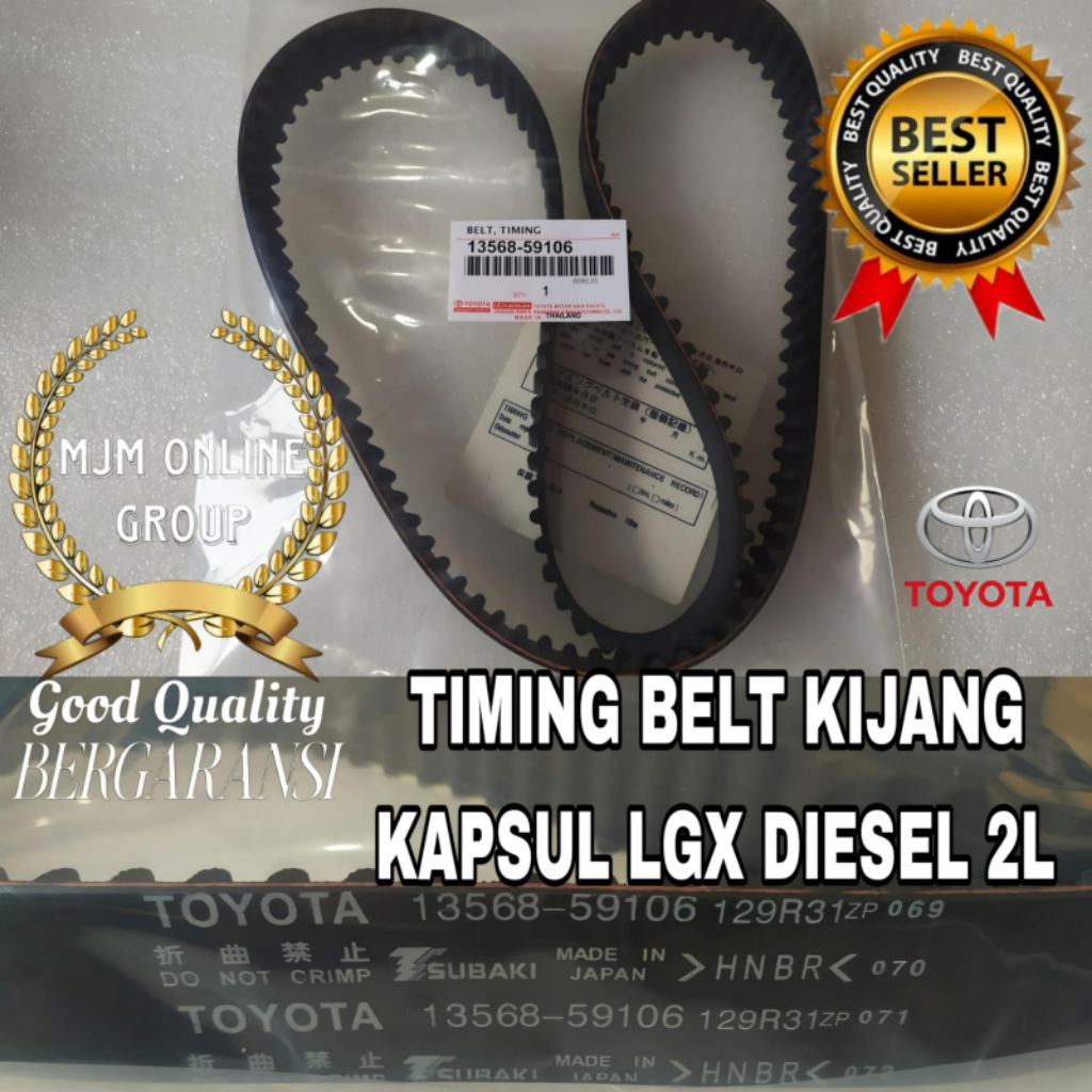 Timing Belt Kijang Kapsul Lgx 7K Diesel 2L