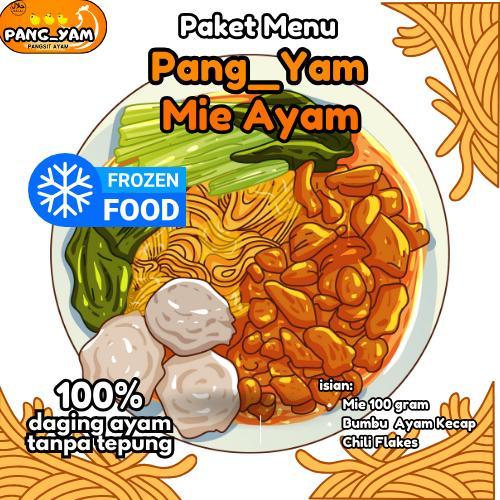 Mie Ayam Original | Hijau Spirulina | Caisim | Mie Lebar | Kwetiaw | sudah termasuk dengan Bumbu Aya