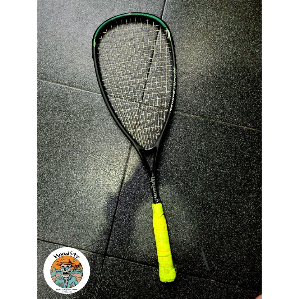 Raket Squash Wilson Hyper Sledge Hammer Hyper 120 Carbon — Bekas Original