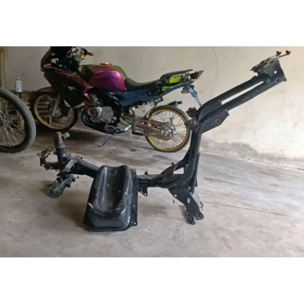RANGKA SUPRA X 125 KARBU /KARISMA ORIGINAL RANGKA AJA STD