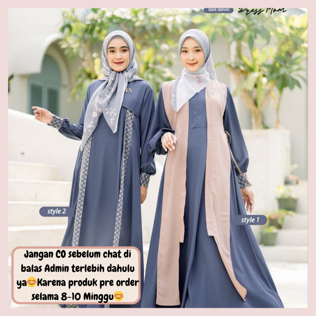 Fatharani dress by Esha moslem OPEN PRE ORDER (READY MEI 2026) gamis cantik