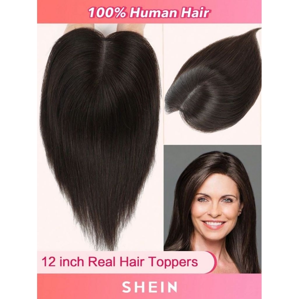 Wig Toupee Wanita - Toupee hair clip wanita lurus