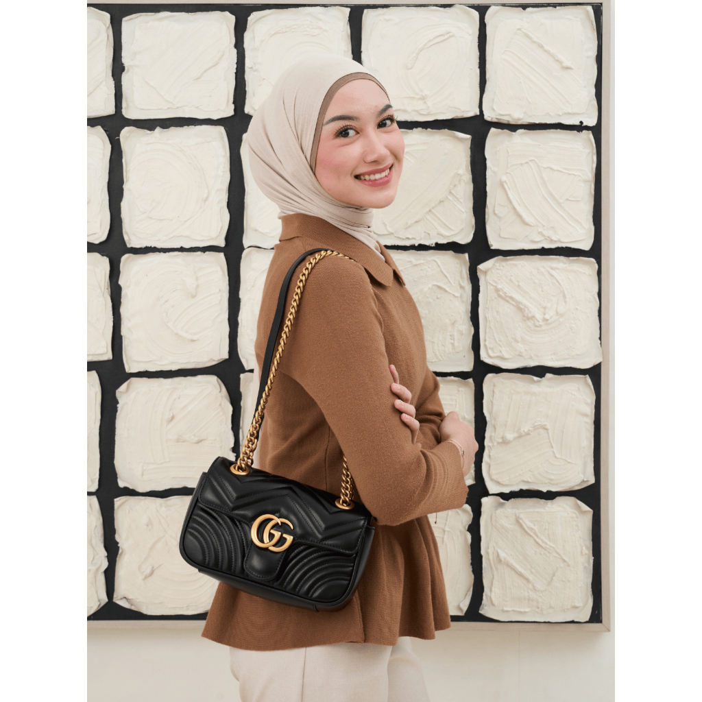 GG Marmont Shoulder Bag Tas Selempang Bahu Wanita | Dailyluxury_id