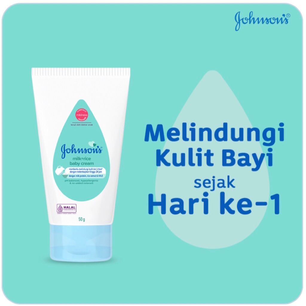 JOHNSON'S® Milk + Rice Baby Cream
