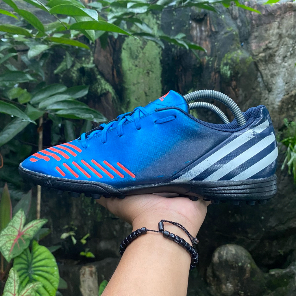 Adidas Predator Absolado LZ TRX TF Blue White Size 42 (26.5cm) Sepatu Bola / Mini Soccer