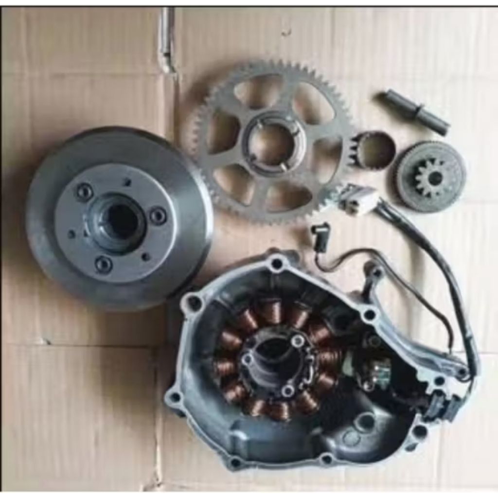 Bak blok Spul Magnet Assy One Way Yamaha Byson Karbu 45P Original Copotan