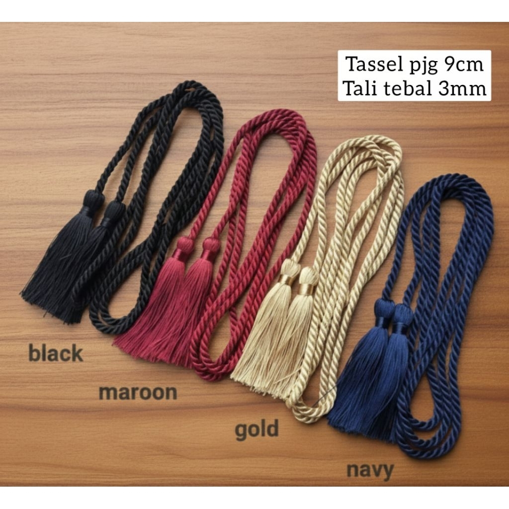 Ikat Pinggang Wanita fashion Khusus Gamis Tali Tassel Mini Belt Tassel Mini Belt Tassel