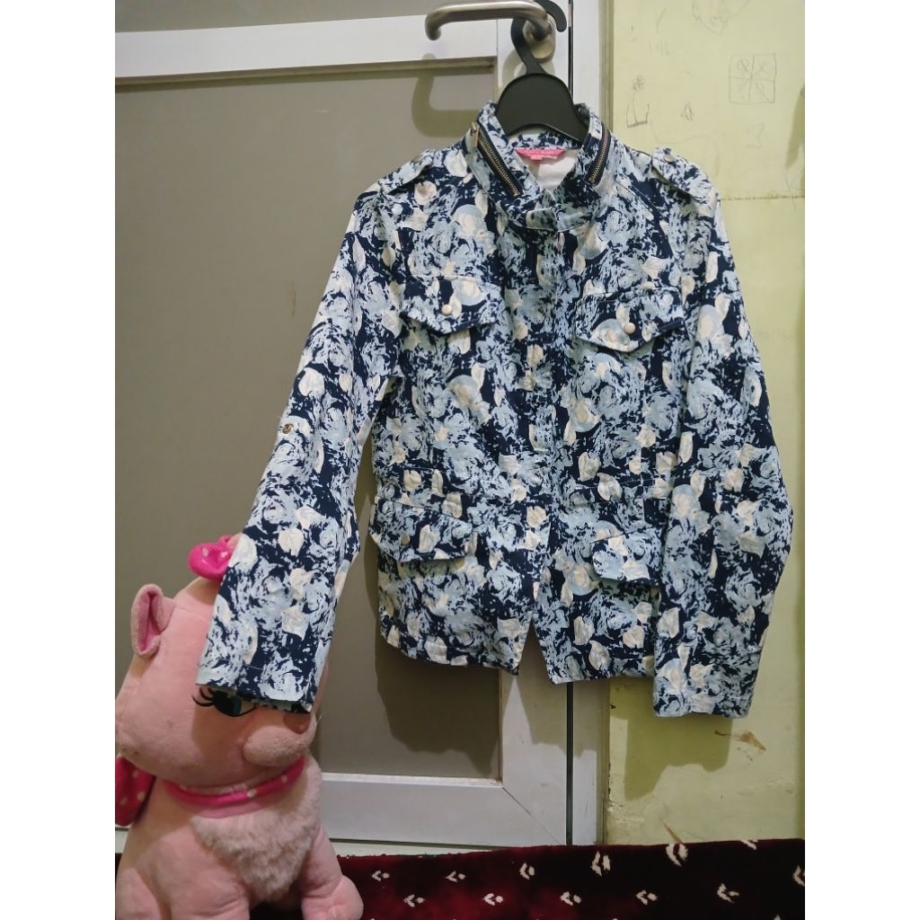 Plastic Island Canvas Tie Dye Jacket