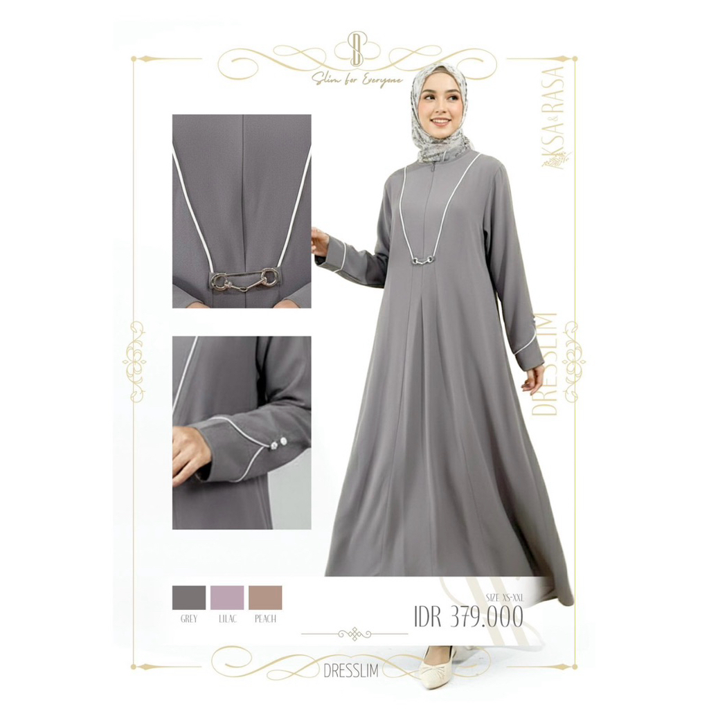 Rabbani - dress/gamis DRESSLIM SAZIA