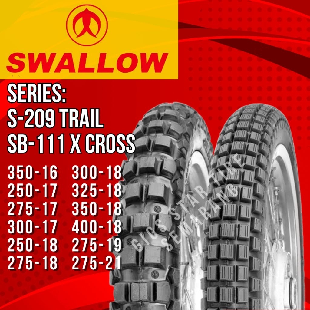 BAN TRAIL / CROSS SWALLOW RING 16, 17, 18, 19, 21 (BAN TAHU / SEMI TRAIL)